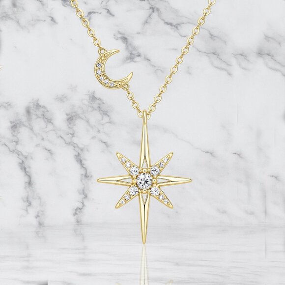"Primrose" Lab Diamond Necklace - Picture 1 of 2
